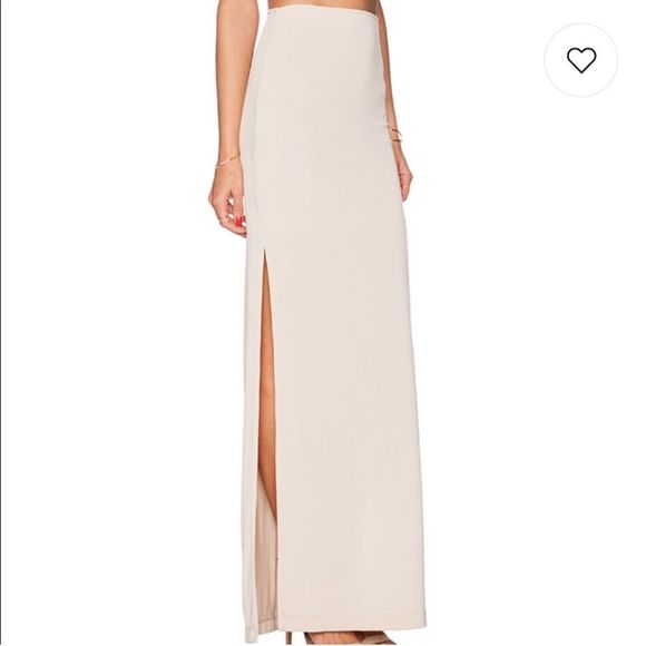 NWT Alice & Olivia | Air Nude Maxi Skirt - Picture 3 of 15